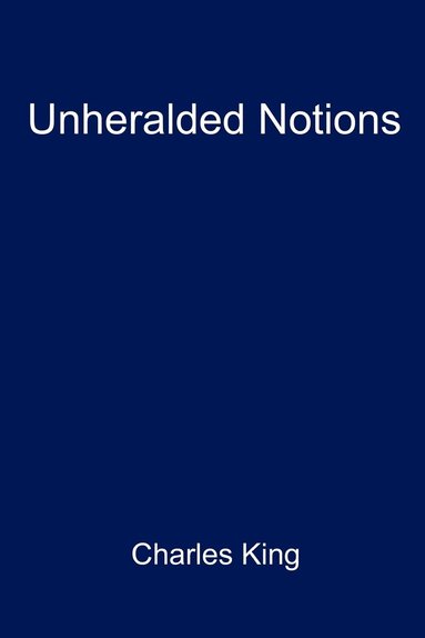 bokomslag Unheralded Notions