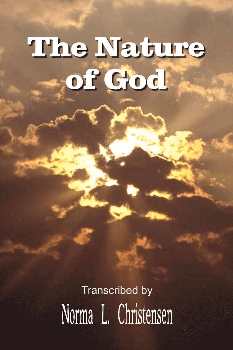 The Nature of God 1