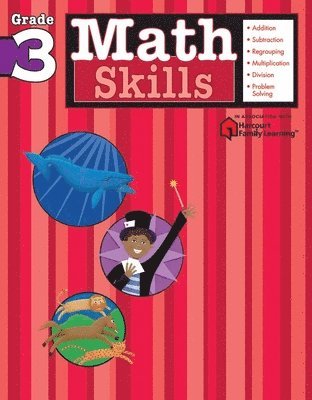 bokomslag Math Skills: Grade 3 (Flash Kids Harcourt Family Learning)