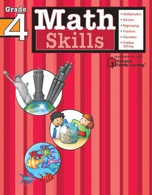 bokomslag Math Skills: Grade 4 (Flash Kids Harcourt Family Learning)