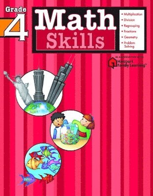 Math Skills: Grade 4 (Flash Kids Harcourt Family Learning) 1