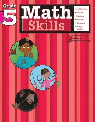 bokomslag Math Skills: Grade 5 (Flash Kids Harcourt Family Learning)