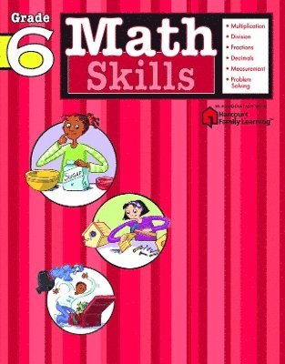 Math Skills: Grade 6 (Flash Kids Harcourt Family Learning) 1