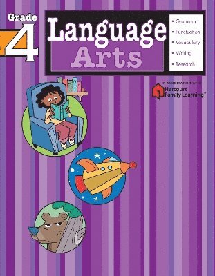 Language Arts: Grade 4 (Flash Kids Harcourt Family Learning) 1