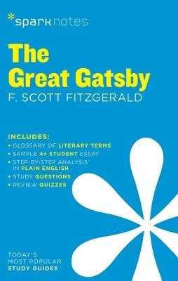 bokomslag The Great Gatsby SparkNotes Literature Guide: Volume 30