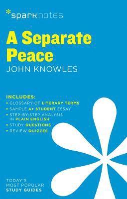bokomslag A Separate Peace SparkNotes Literature Guide: Volume 58