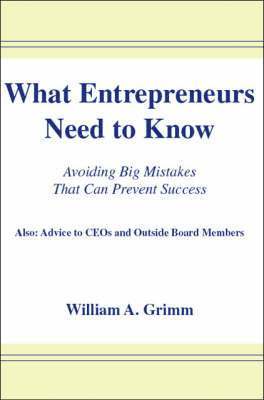 bokomslag What Entrepreneurs Need to Know