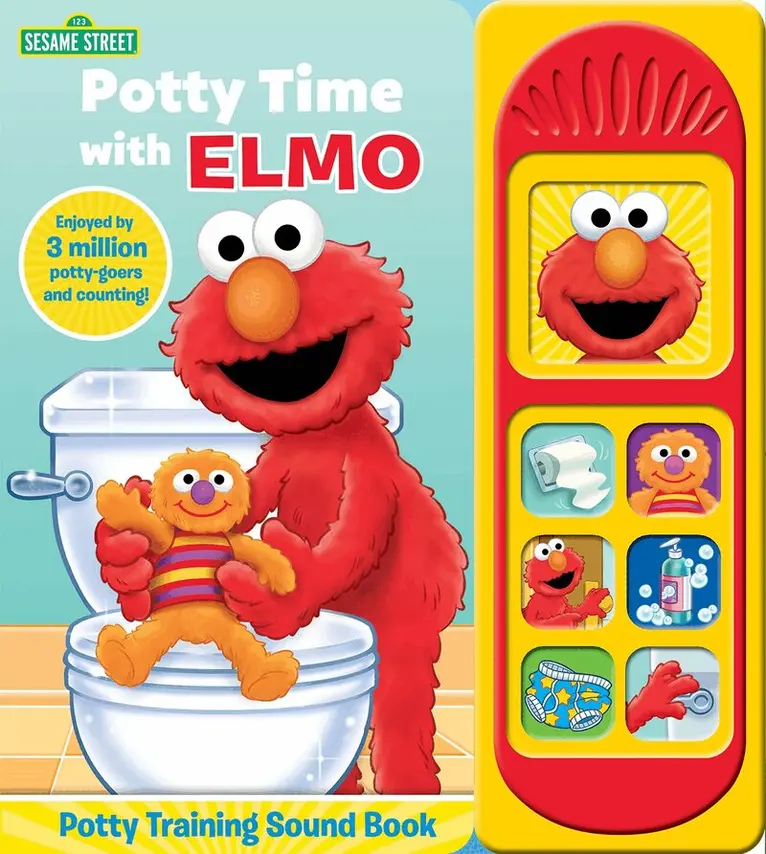 PI Kids - Sesame Street: Potty Time with Elmo Potty Training Sound Book, Kartonnage. Tillgänglighet: Tillfälligt slut