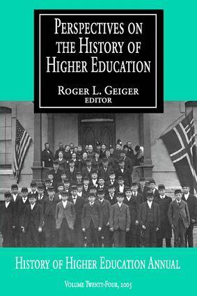 Roger L. Geiger - Perspectives on the History of Higher Education, Häftad