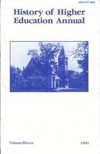 bokomslag History of Higher Education Annual: 1991