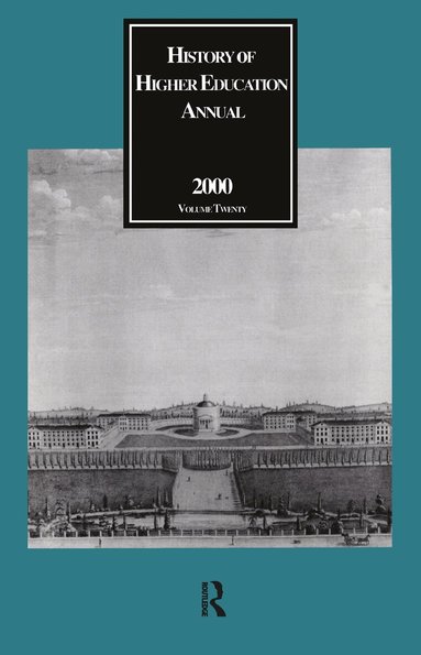 Roger L. Geiger - History of Higher Education Annual: 2000, Häftad