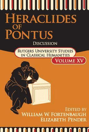 William W. Fortenbaugh, Elizabeth Pender - Heraclides of Pontus, Inbunden