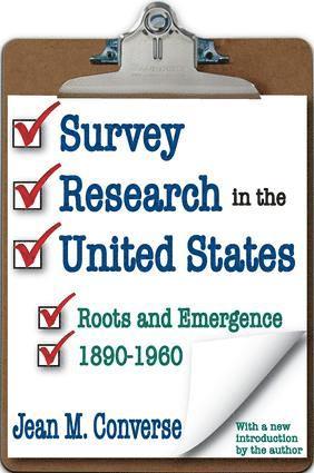 bokomslag Survey Research in the United States