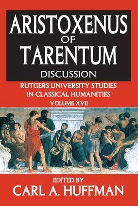 Carl Huffman - Aristoxenus of Tarentum, Inbunden