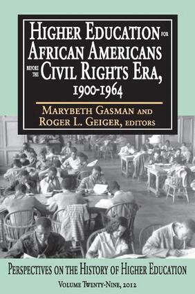 Craig LaMay, Marybeth Gasman - Higher Education for African Americans Before the Civil Rights Era, 1900-1964, Häftad