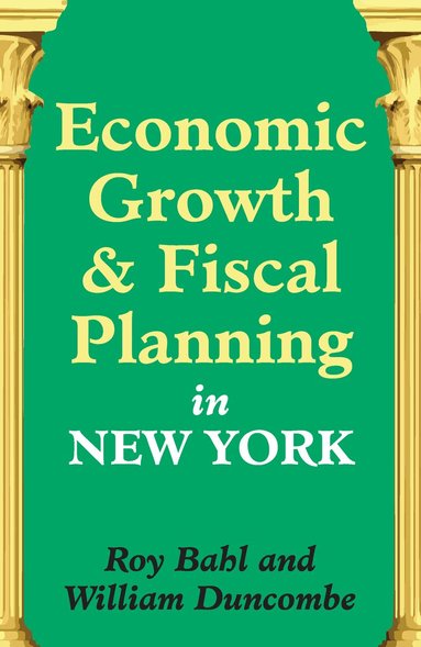 William Duncombe - Economic Growth and Fiscal Planning in New York, Häftad
