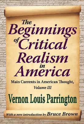 bokomslag The Beginnings of Critical Realism in America