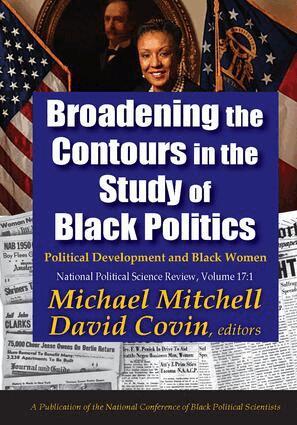 Michael Mitchell, David Covin - Broadening the Contours in the Study of Black Politics, Häftad