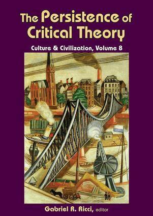 Gabriel R. Ricci - Persistence of Critical Theory, Häftad