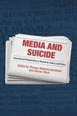 bokomslag Media and Suicide