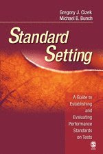Gregory J. Cizek, Michael B. Bunch - Standard Setting, Inbunden