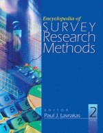 bokomslag Encyclopedia of Survey Research Methods