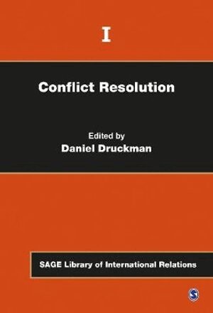 Daniel Druckman, Paul F. Diehl - Conflict Resolution, Inbunden