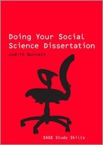 Judith Burnett - Doing Your Social Science Dissertation, Inbunden