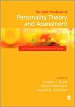 Gregory J. Boyle, Gerald Matthews, Donald H Saklofske, Ph.D - The SAGE Handbook of Personality Theory and Assessment, Inbunden