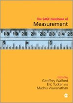 bokomslag The SAGE Handbook of Measurement
