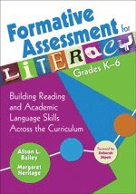 bokomslag Formative Assessment for Literacy, Grades K-6