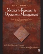 Handbook of Metrics for Research in Operations Management 1