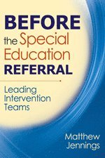 Before the Special Education Referral 1