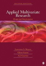 Lawrence S. Meyers, Glenn C. Gamst, Anthony J. Guarino - Applied Multivariate Research, Inbunden