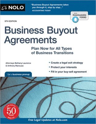 Business Buyout Agreements: Plan Now for All Types of Business Transitions 1