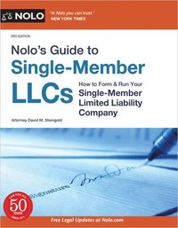 bokomslag Nolo's Guide to Single-Member Llcs: How to Form & Run Your Single-Member Limited Liability Company