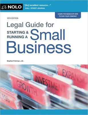 bokomslag Legal Guide for Starting & Running a Small Business