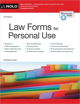 bokomslag Law Forms for Personal Use