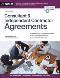 bokomslag Consultant & Independent Contractor Agreements