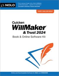 bokomslag Quicken Willmaker & Trust 2024: Book & Online Software Kit