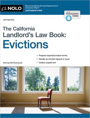 bokomslag The California Landlord's Law Book: Evictions: Evictions