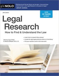 bokomslag Legal Research