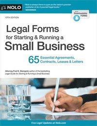 bokomslag Legal Forms for Starting & Running a Small Business: 65 Essential Agreements, Contracts, Leases & Letters