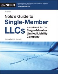 bokomslag Nolo's Guide to Single-Member Llcs: How to Form & Run Your Single-Member Limited Liability Company