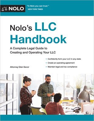 bokomslag Nolo's LLC Handbook: A Complete Legal Guide to Creating and Operating Your LLC