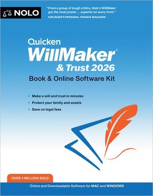 Quicken Willmaker & Trust 2025: Book & Online Software Kit 1