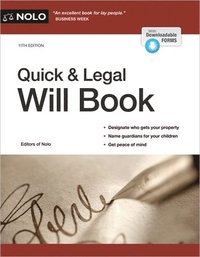 bokomslag Quick & Legal Will Book