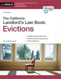 bokomslag California Landlord's Law Book, The: Evictions: Evictions