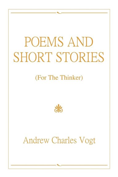 bokomslag Poems and Short Stories