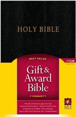 Tyndale - Gift and Award Bible-Nlt, Inbunden
